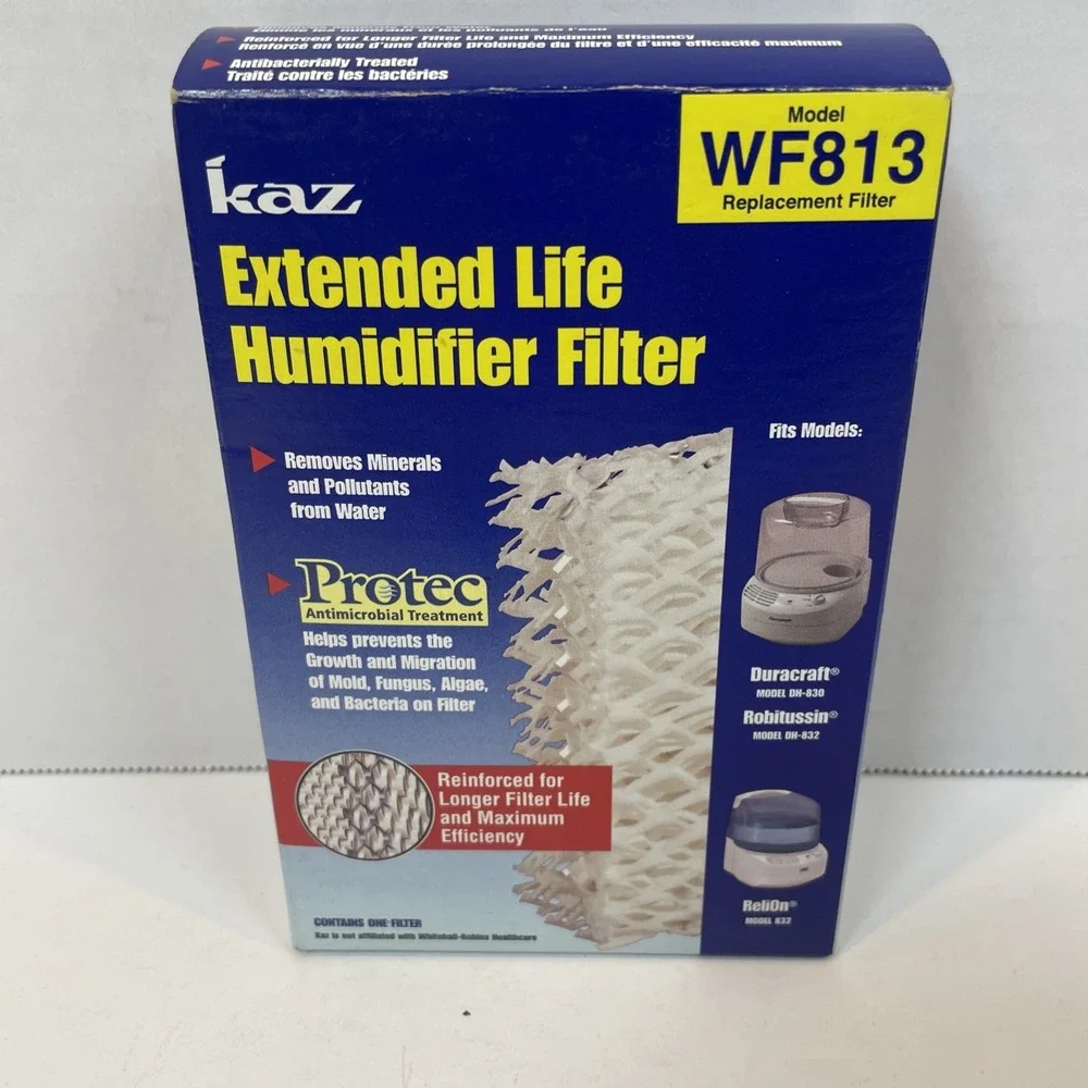 Kaz WF813 Extended Life‎ Humidifier Filter Protec Antimicrobial Treatment